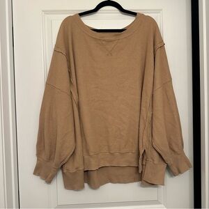 Waffle Knit Top